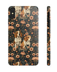 Beagle Blossom Bonanza Slim Phone Cases