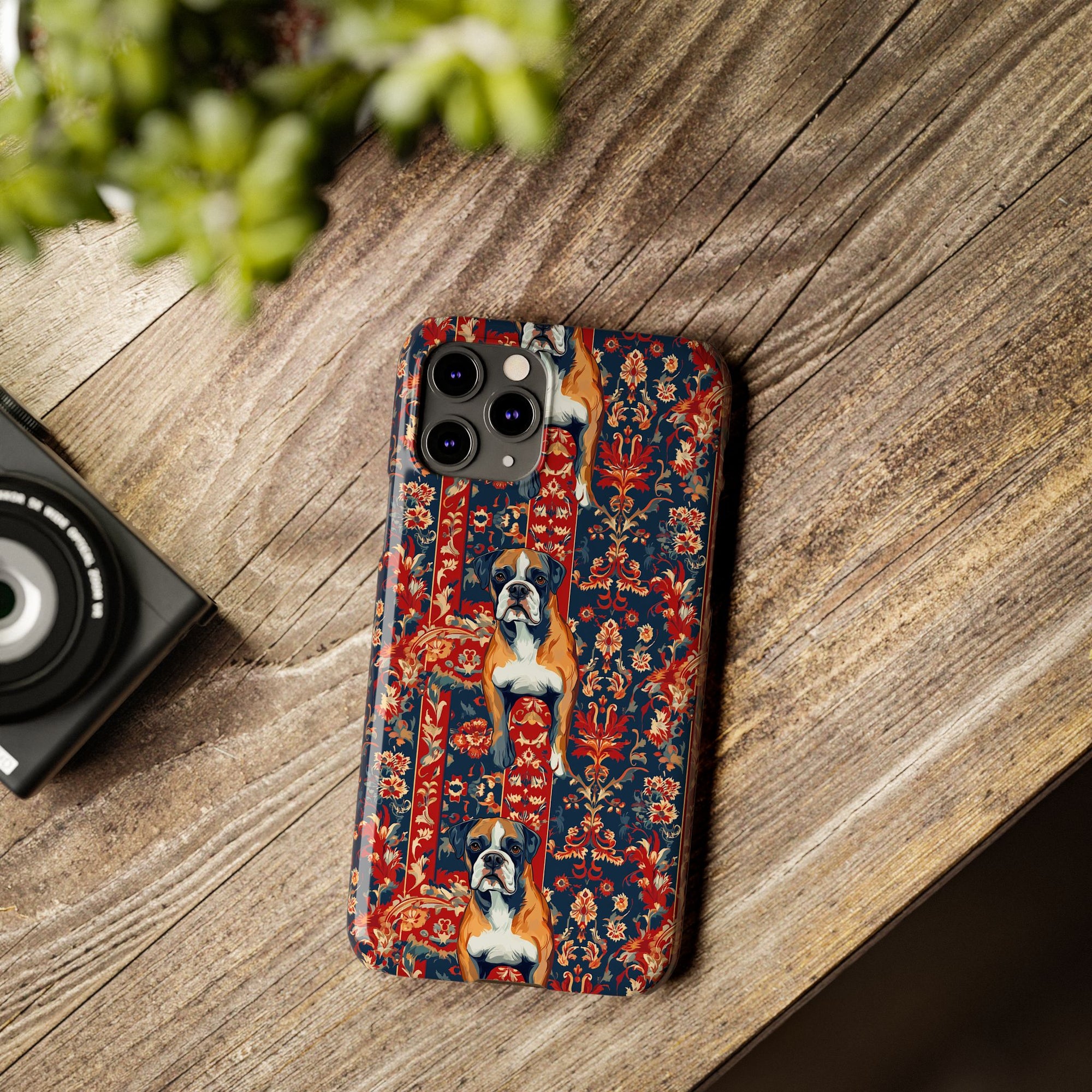 Boxer Blossom Tapestry Delight Slim Phone Cases