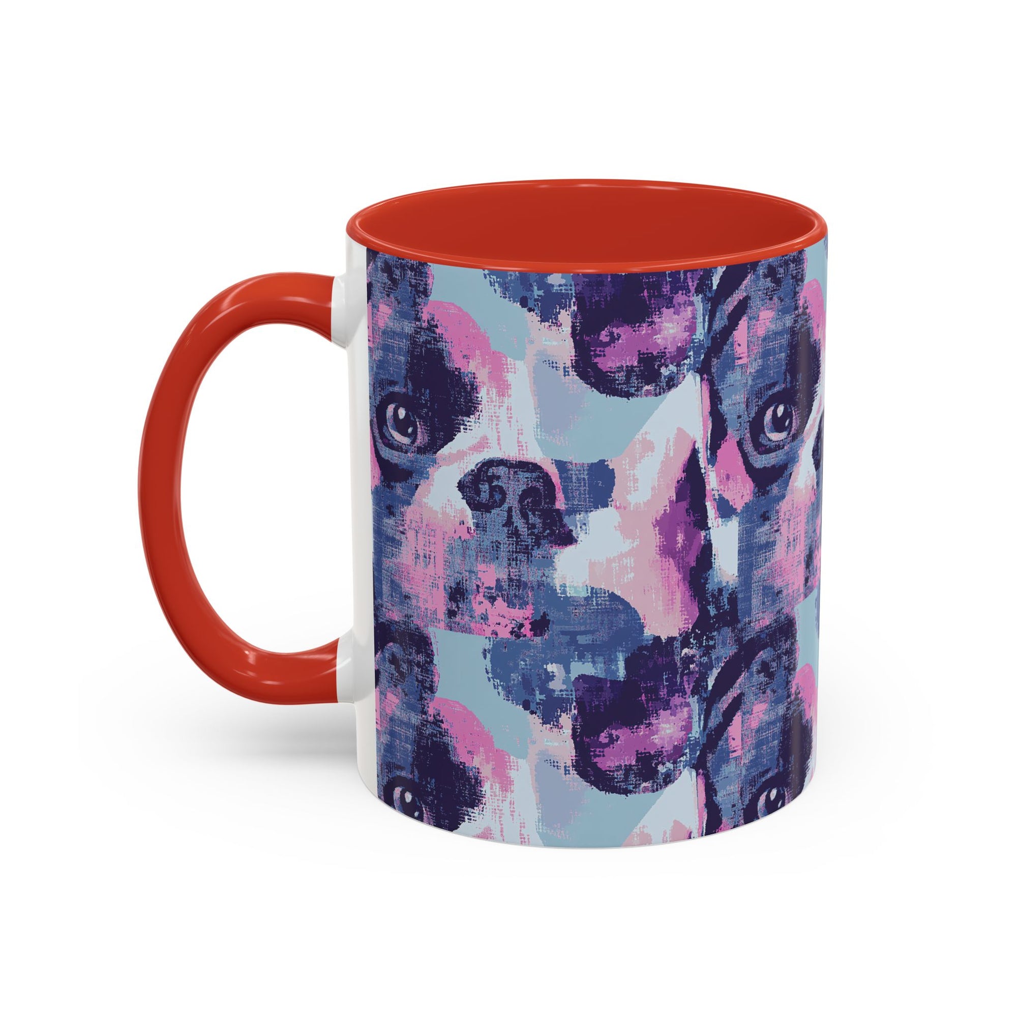 Funky Geometric Boxerista Accent Coffee Mug