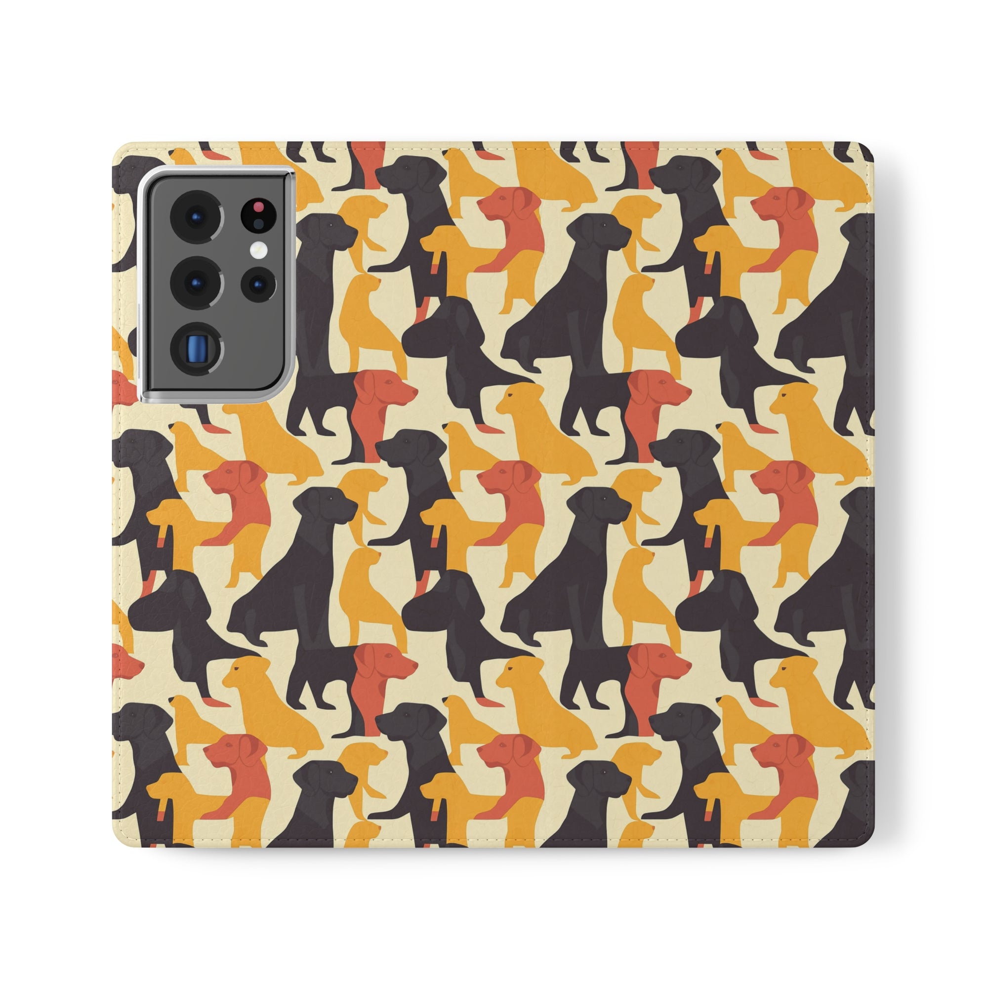 Modern Charm Labrador Chic Flip Cases