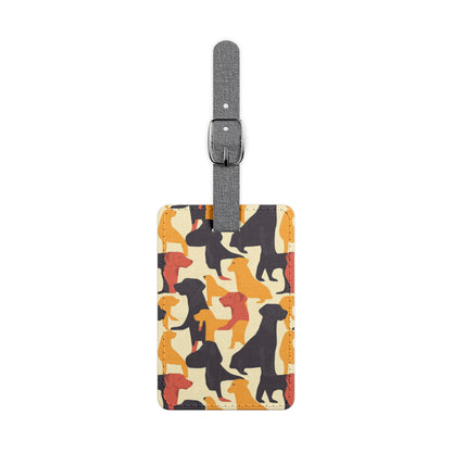 Modern Charm Labrador Chic Luggage Tag