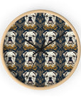 Wildwood Wanderlust Bulldog Wall Clock