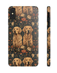 Fanciful Golden Paradise Blossom Slim Phone Cases