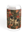 Blooming Pug Paradise Sipper Glass