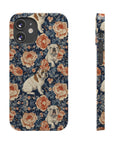 Blooming Bulldog Beauty Slim Phone Cases