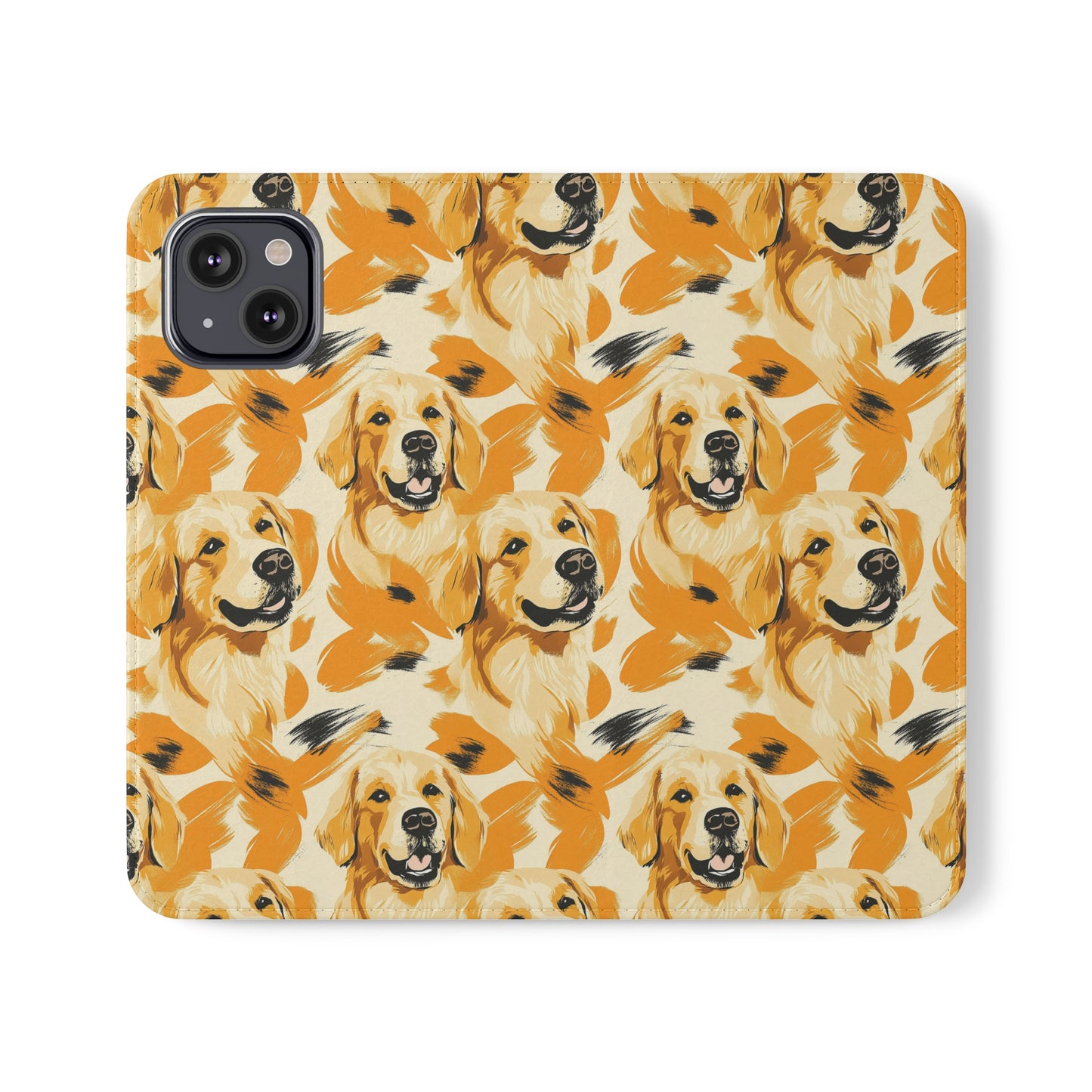 Golden Glitz 'n Glamour Woofwear Flip Cases