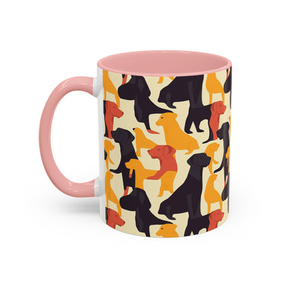 Modern Charm Labrador Chic Accent Coffee Mug