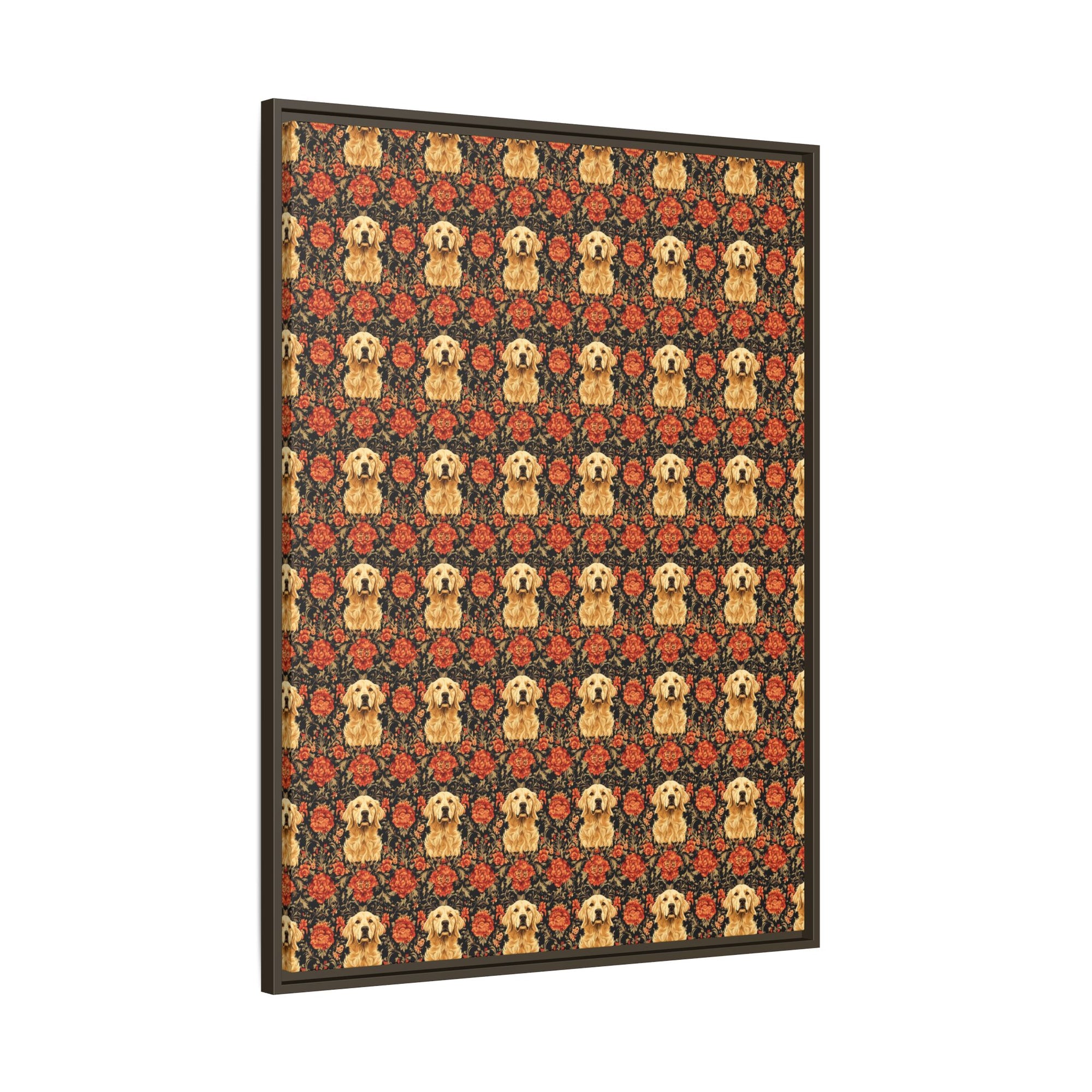 Golden Pawsatronic Tapestry Matte Canvas, Framed