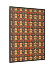 Golden Pawsatronic Tapestry Matte Canvas, Framed