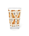 Golden Glamour Paws - Luxe Licks for Regal Retrievers Pint Glass