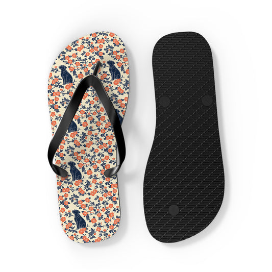 Bloomiful Lab Bouquet Flip Flops