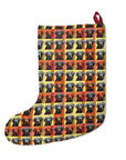 Whimsical Warhol Labrador Christmas Stockings