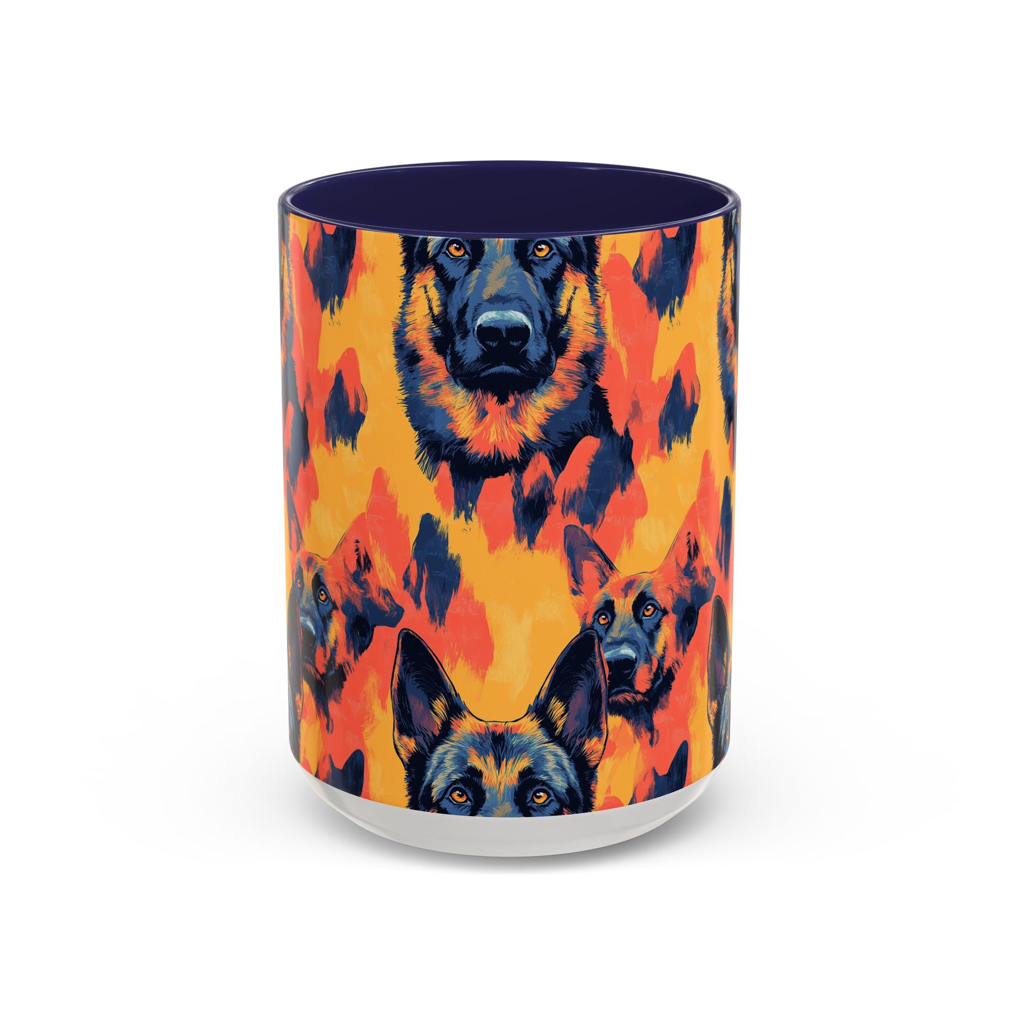 Impressionistic German Shepherds Accent Coffee Mug