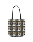 Wildwood Wanderlust Bulldog Canvas Tote Bag