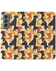 Modern Charm Labrador Chic Flip Cases