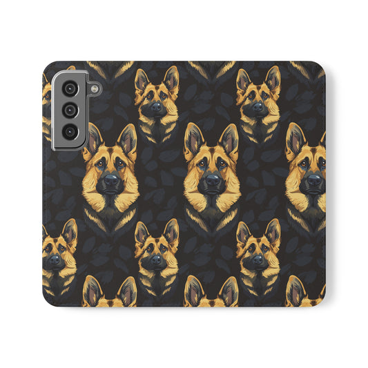 Majestic Hound Couture: German Shepherd LuxeBlend Flip Cases