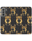 Majestic Hound Couture: German Shepherd LuxeBlend Flip Cases