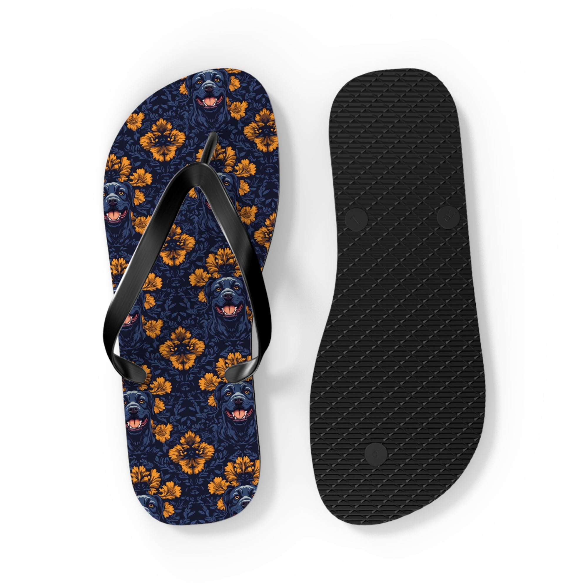 Royal Rottweiler Regalia Flip Flops