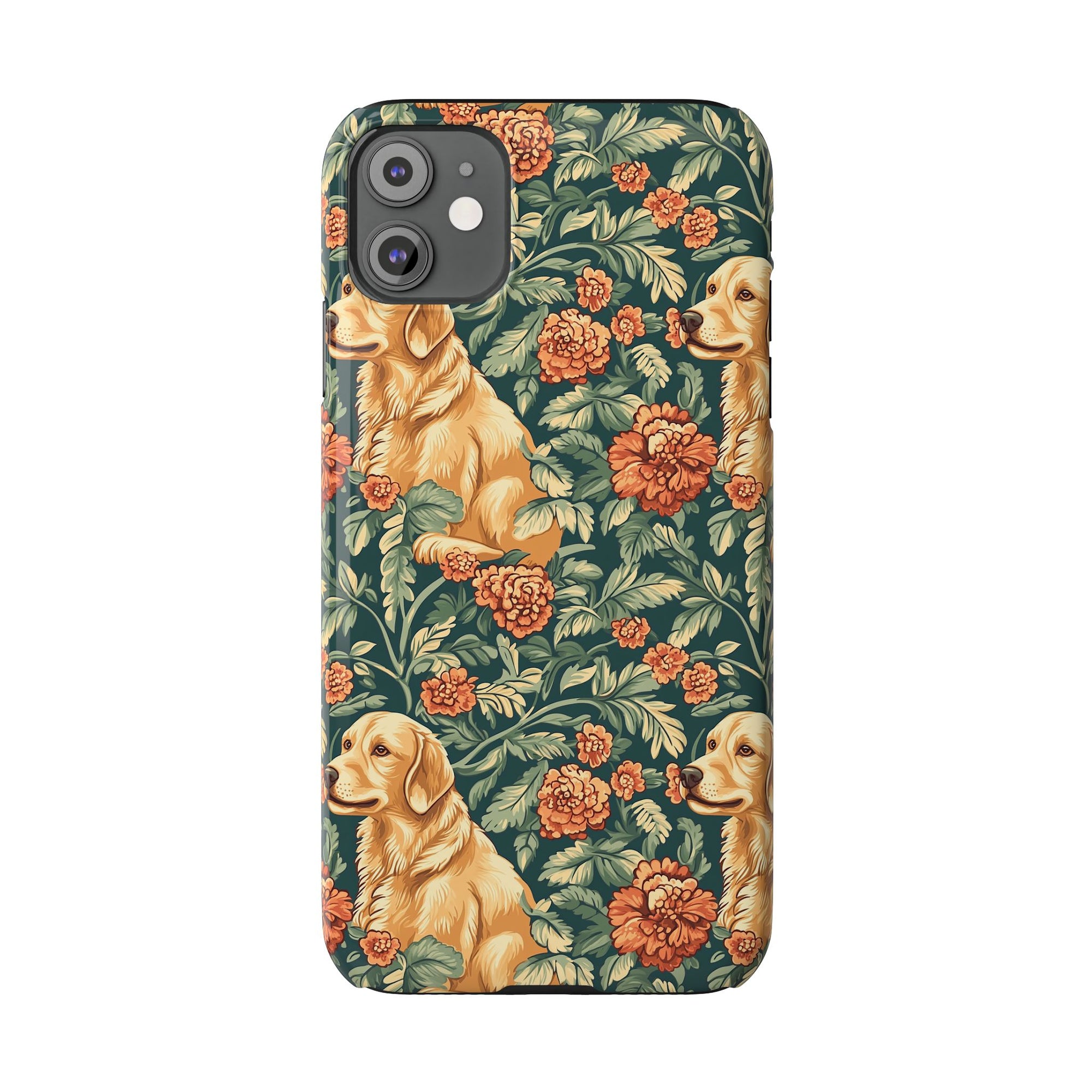 Blooming Goldie Glam Slim Phone Cases