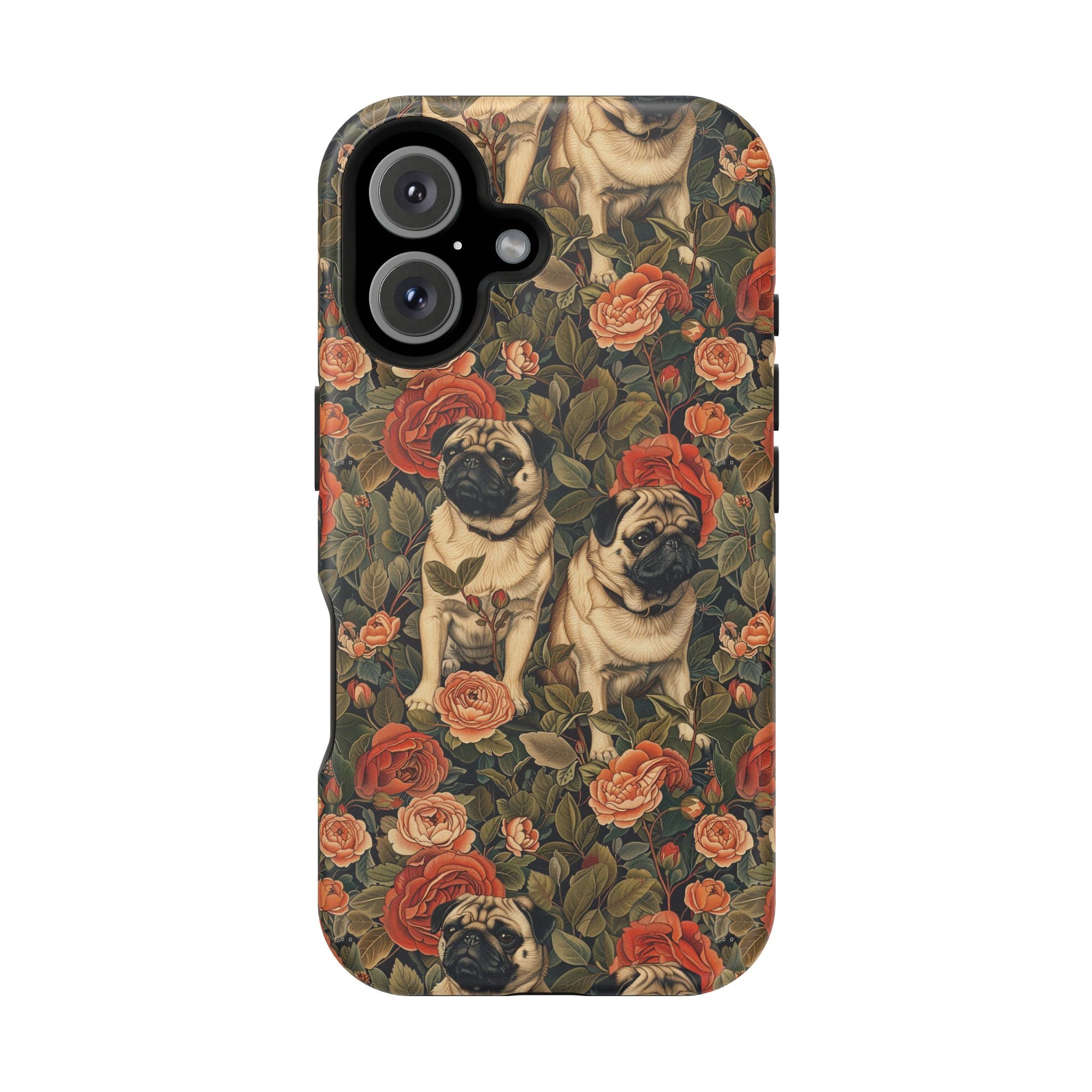 Blooming Pug Paradise Magnetic Tough Cases