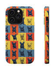 Frenchie Pop Art Pawfection Grid Magnetic Tough Cases