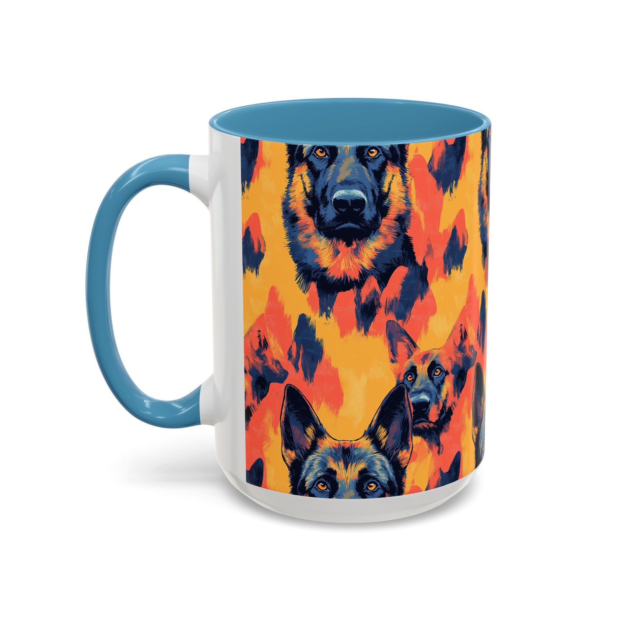 Impressionistic German Shepherds Accent Coffee Mug