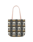 Wildwood Wanderlust Bulldog Canvas Tote Bag