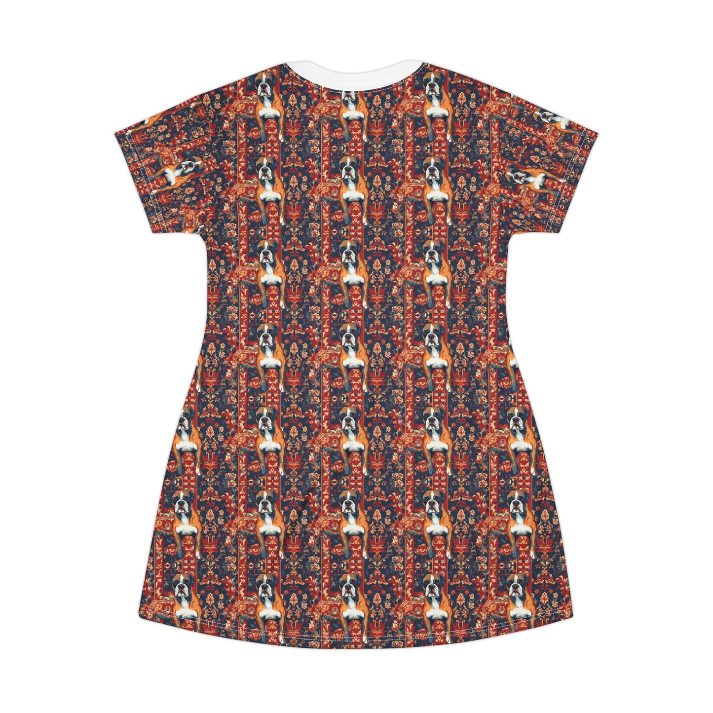 Boxer Blossom Tapestry Delight T-Shirt Dress