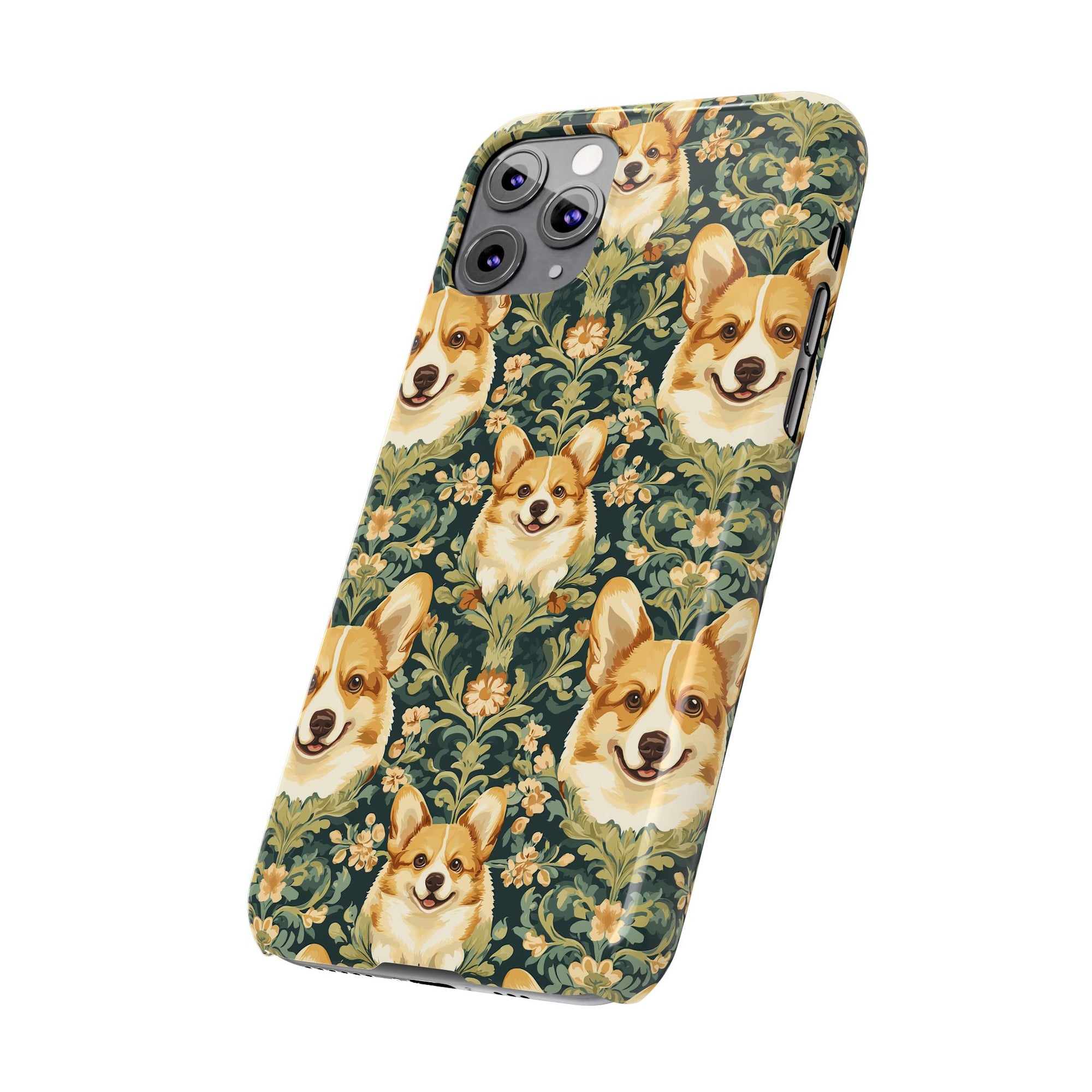 Corgi Charmz Slim Phone Cases