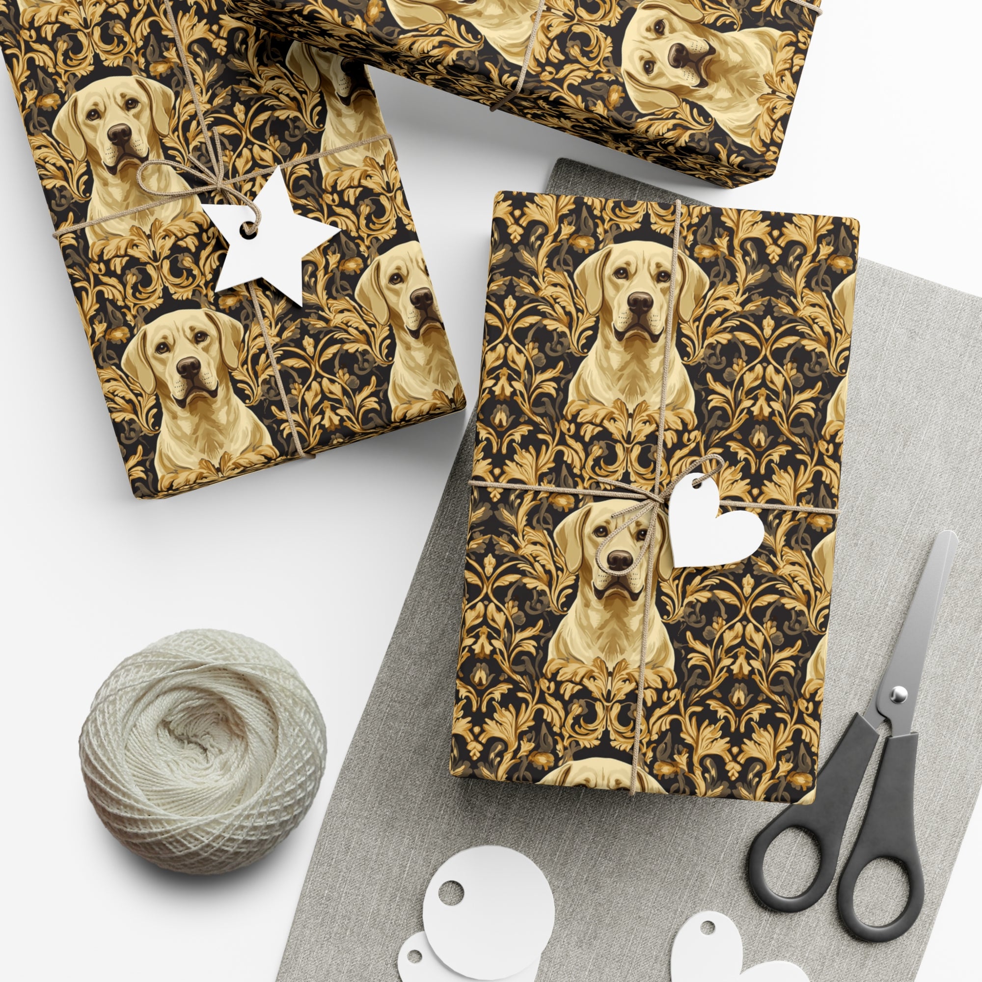 Royal Pawsitivity Labs Gift Wrap Papers