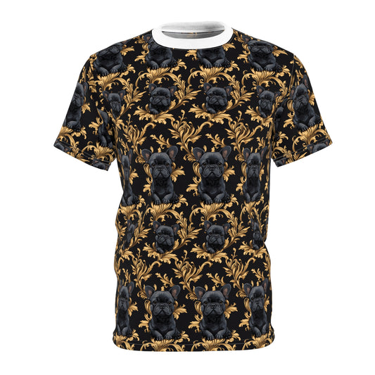 Regal Frenchie Noir Elegance Unisex Tee