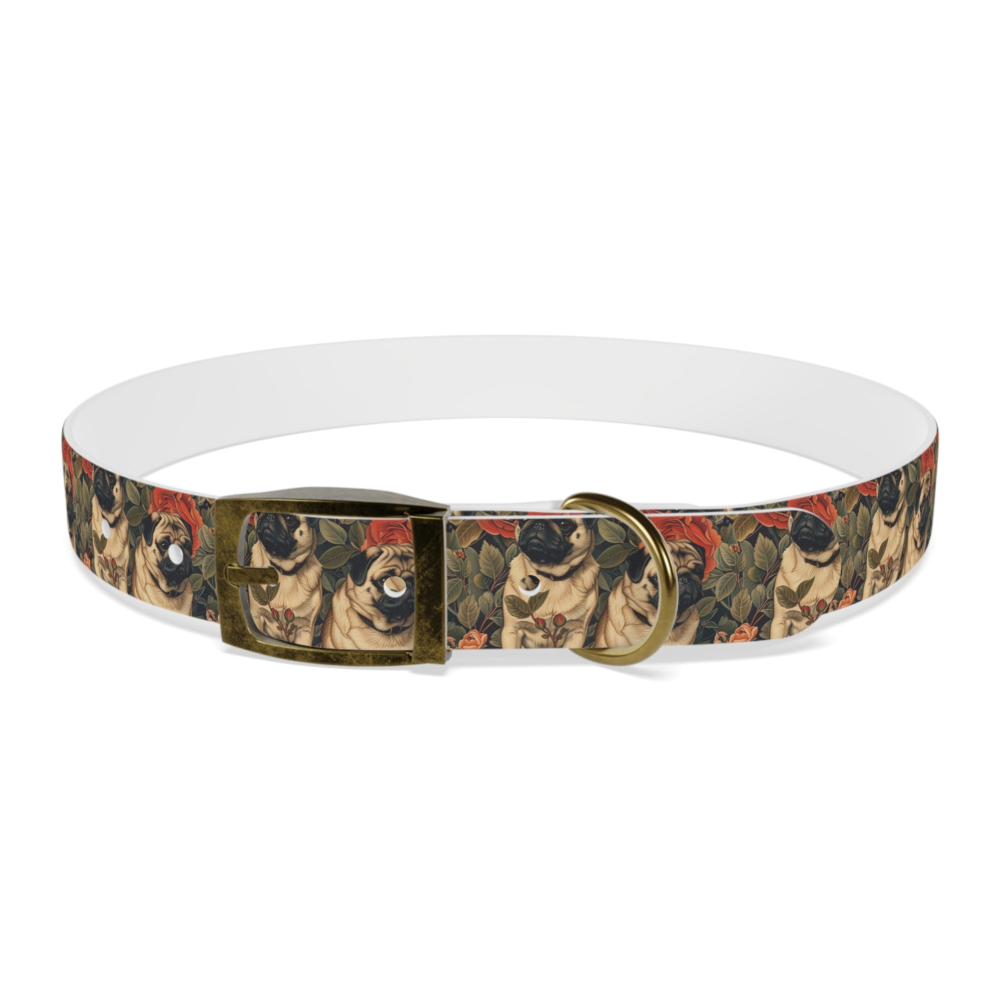 Blooming Pug Paradise Dog Collar