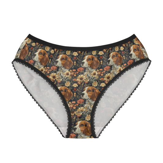 Beagle Blossoms Women's Briefs