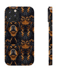 Modern Rottweiler Royalty Slim Phone Cases