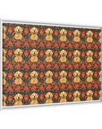 Golden Pawsatronic Tapestry Matte Canvas, Framed