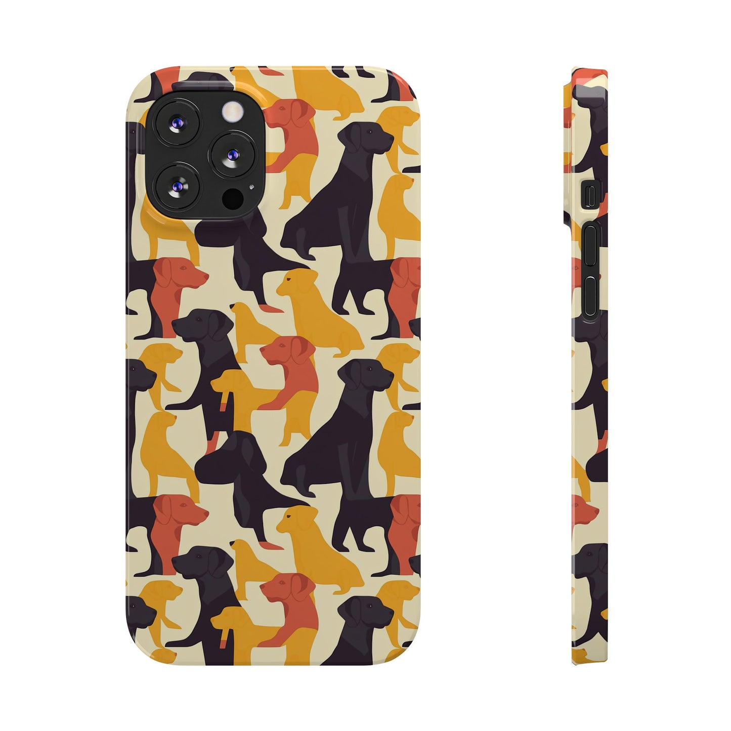 Modern Charm Labrador Chic Slim Phone Cases