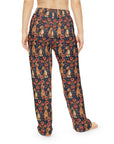 Floral Pawsome Dachsund Delight Women's Pajama Pants