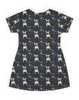 Frenchie Celestial Soar T-Shirt Dress