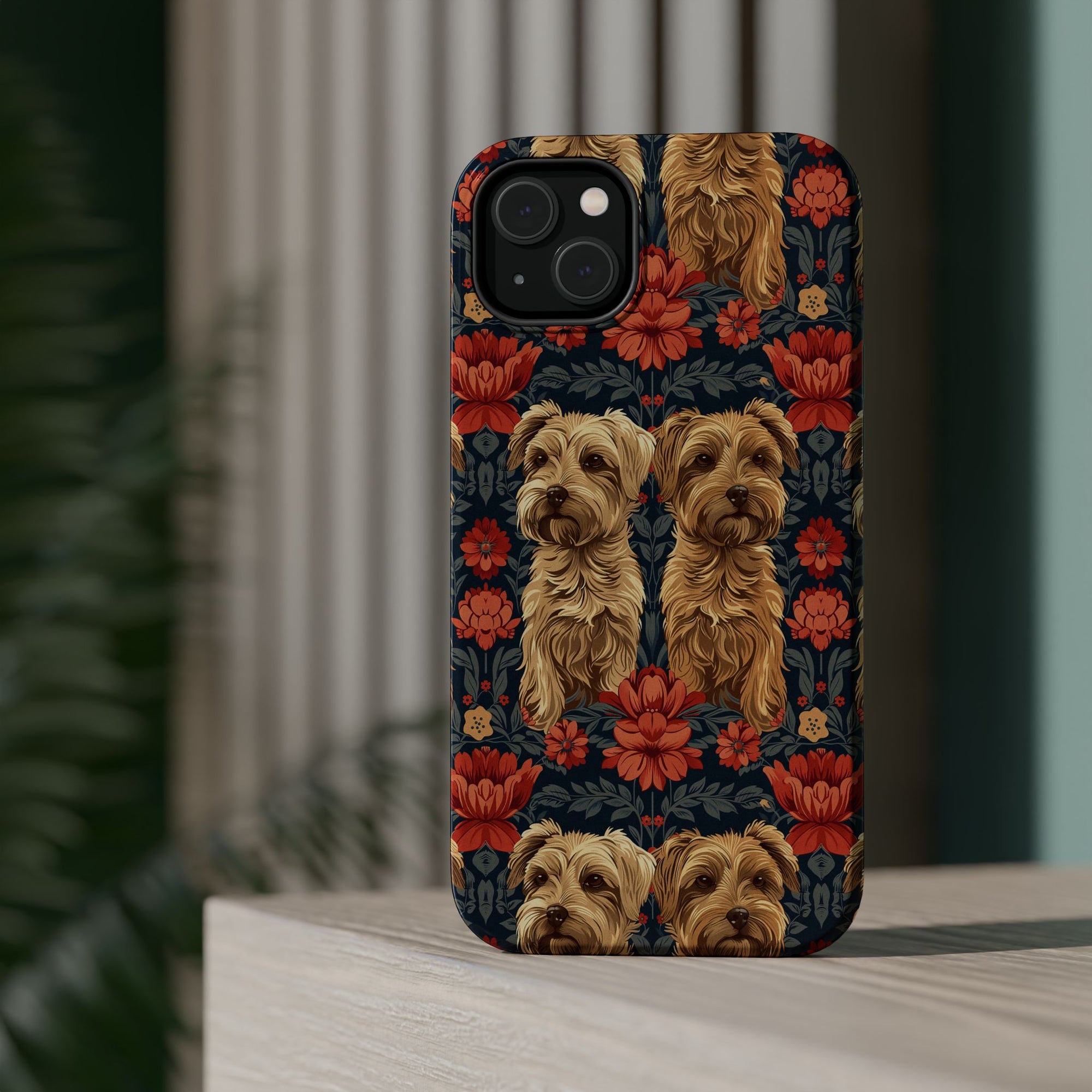 Yorkie Charm Twins Magnetic Tough Cases