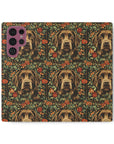 Labrador Lush Pooch Tapestry Flip Cases