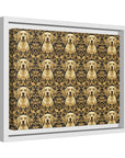 Royal Pawsitivity Labs Matte Canvas, Framed