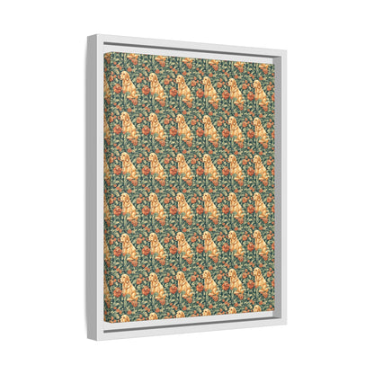 Blooming Goldie Glam Matte Canvas, Framed