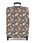 Blooming Bulldog Beauty Luggage Cover