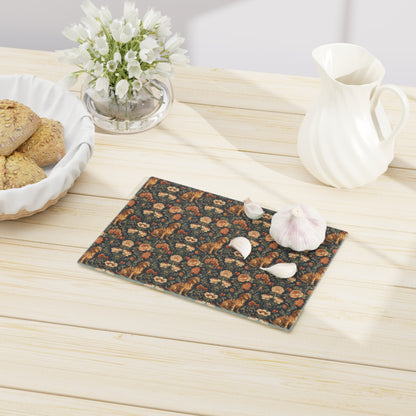 Dazzling Dachsund Blossoms & Foliage Cutting Board