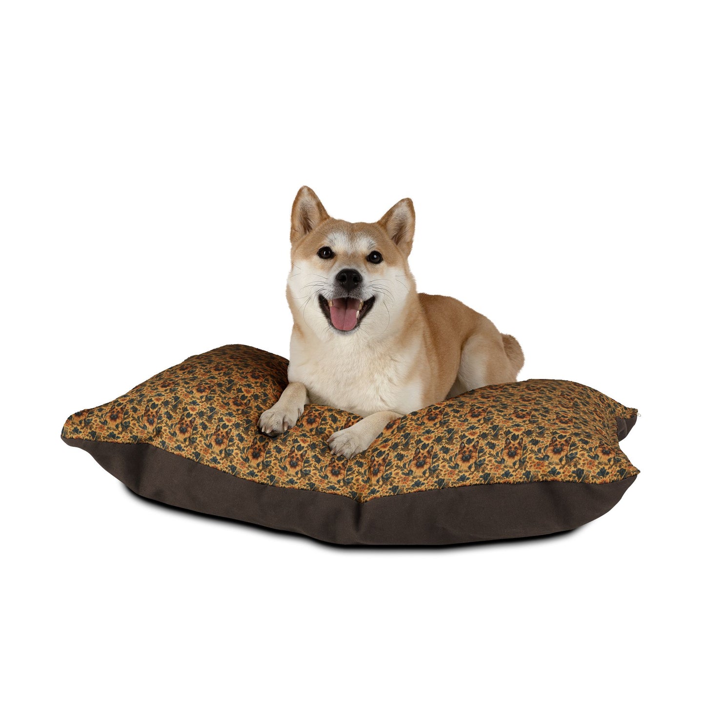 Autumnal German Shepherd Glamour Pet Bed