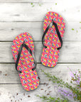 Bubblegum Glamour Bulldog Bouquet Flip Flops