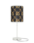 Majestic Hound Couture: German Shepherd LuxeBlend Lamp on a Stand