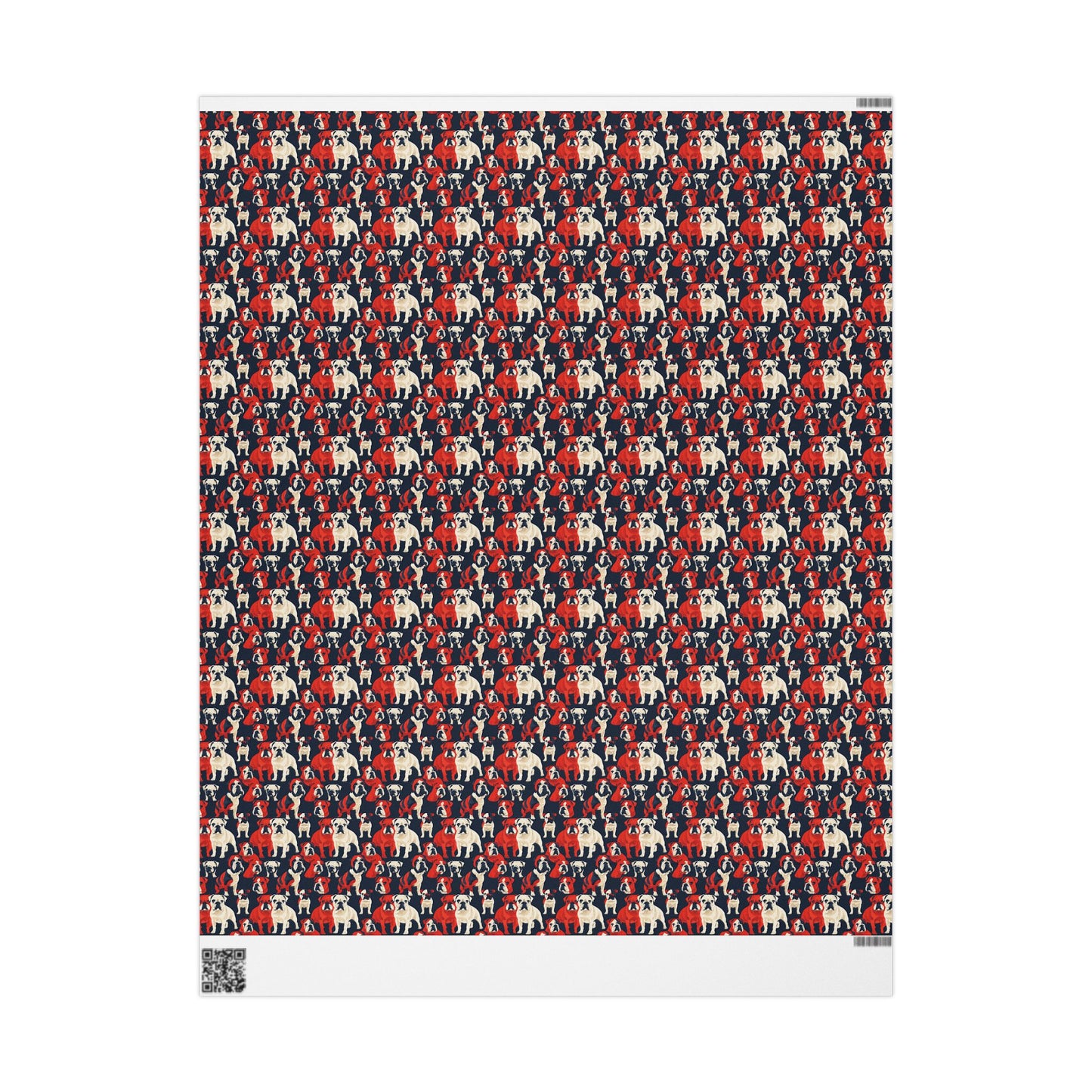 Bulldoggy Bliss Chomper Wrapping Paper