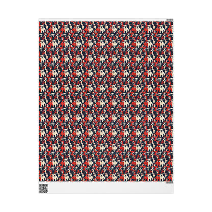 Bulldoggy Bliss Chomper Wrapping Paper