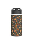 Dazzling Dachsund Blossoms & Foliage Stainless Steel Water Bottle